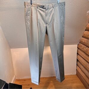 JOHN W.NORDSTROM SMART CARE Khaki Slacks. Wrinkle Free. 100% Pima Cotton. 42
